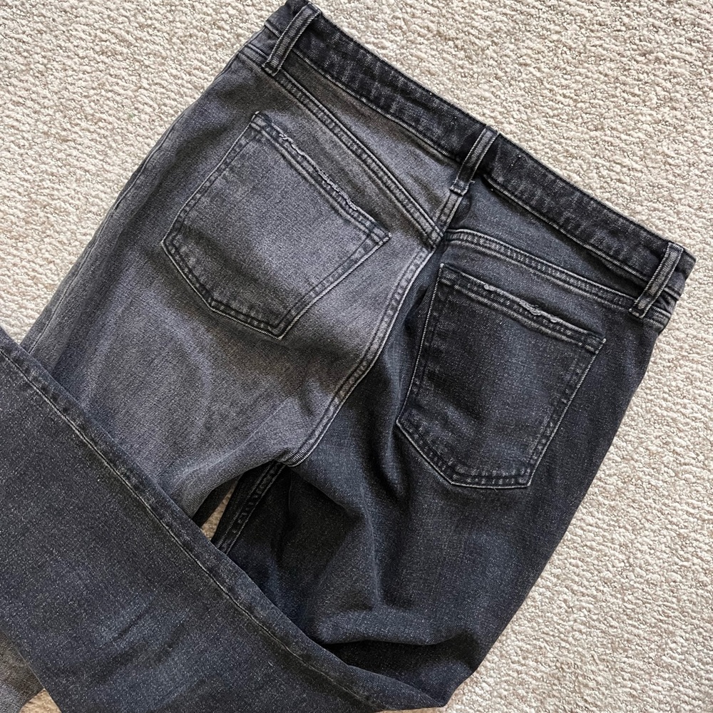 Abercrombie Two-tone high rise denim